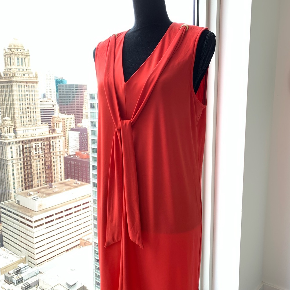 NWOT Julie Brown XL. dress w rivets & bow. Yummy